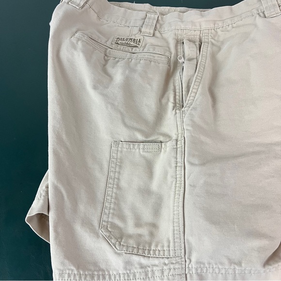Columbia Sportswear Shorts Mens Size 32 Flat Front Pockets Khaki Cotton (467) - Picture 7 of 15